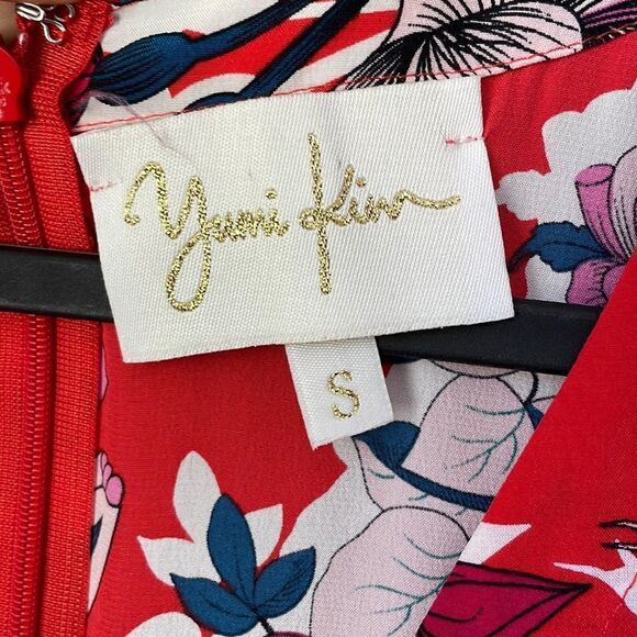 Yumi Kim Silk Flower District Jumpsuit Red S - Picture 7 of 11